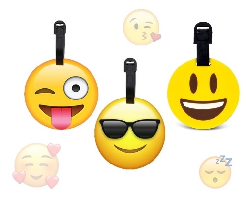 Cute Emoji Luggage Tags – Genius Creative Adventures