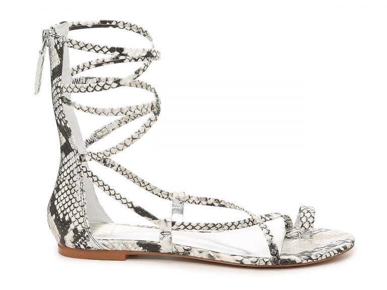 JLO JENNIFER LOPEZ | Slita Gladiator Sandal (Gray Snake Print) – Genius ...