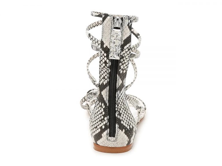 JLO JENNIFER LOPEZ | Slita Gladiator Sandal (Gray Snake Print) – Genius ...